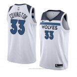 Maglia Minnesota Timberwolves Robert Covington #33 Association 2018 Bianco