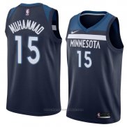 Maglia Minnesota Timberwolves Shabazz Muhammad #15 Icon 2018 Blu