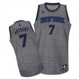 Maglia Moda Statico New York Knicks Carmelo Anthony #7 Grigio