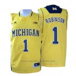 Maglia NCAA Michigan State Spartans Glenn Robinson #1 Giallo