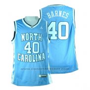 Maglia NCAA North Carolina Tar Heels Harrison Barnes #40 Blu