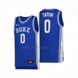 Maglia Ncaa Duke Blue Devils Jayson Tatum No 0 Blu
