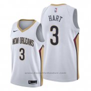 Maglia New Orleans Pelicans Josh Hart #3 Association Bianco