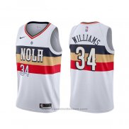 Maglia New Orleans Pelicans Kenrich Williams #34 Earned Bianco