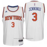 Maglia New York Knicks Brandon Jennings #3 Bianco