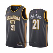 Maglia Oklahoma City Thunder Andre Roberson #21 Citta Nero