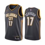 Maglia Oklahoma City Thunder Dennis Schroder #17 Citta Nero