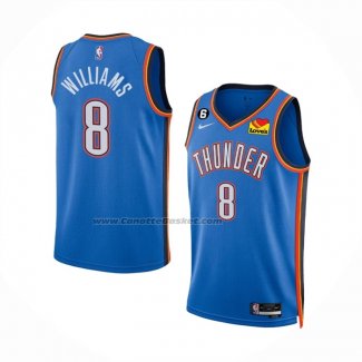 Maglia Oklahoma City Thunder Jalen Williams #8 Icon Blu