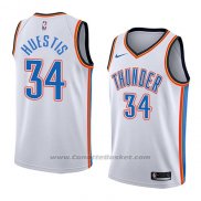 Maglia Oklahoma City Thunder Josh Huestis #34 Association 2018 Bianco