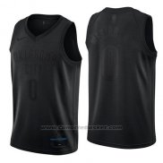 Maglia Oklahoma City Thunder Russell Westbrook #0 MVP Nero