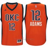 Maglia Oklahoma City Thunder Steven Adams #12 Arancione
