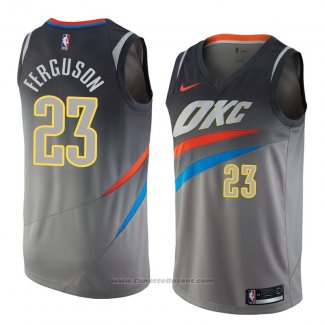 Maglia Oklahoma City Thunder Terrance Ferguson #23 Citta 2018 Grigio