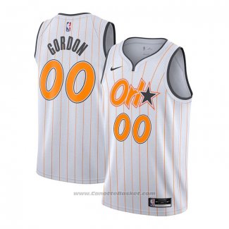 Maglia Orlando Magic Aaron Gordon #00 Citta 2020-21 Bianco