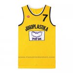 Maglia Pelicula Jugoplastika Kukoc Giallo