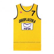 Maglia Pelicula Jugoplastika Kukoc Giallo