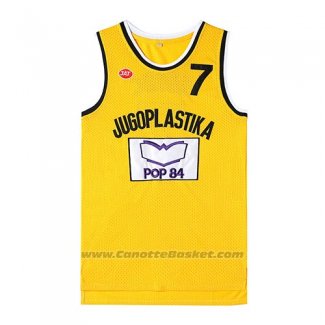 Maglia Pelicula Jugoplastika Kukoc Giallo