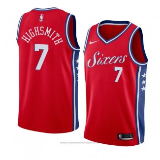 Maglia Philadelphia 76ers Haywood Highsmith #7 Statement 2018 Rosso