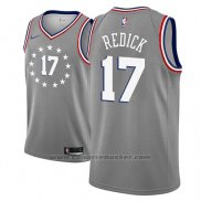 Maglia Philadelphia 76ers J.j. Rossoick #17 Earned 2018-19 Grigio