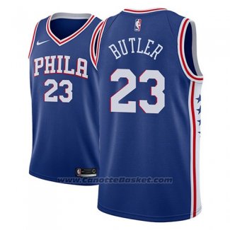 Maglia Philadelphia 76ers Jimmy Butler #23 Icon 2018-19 Blu