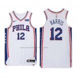 Maglia Philadelphia 76ers Tobias Harris NO 12 Association Bianco