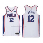 Maglia Philadelphia 76ers Tobias Harris NO 12 Association Bianco