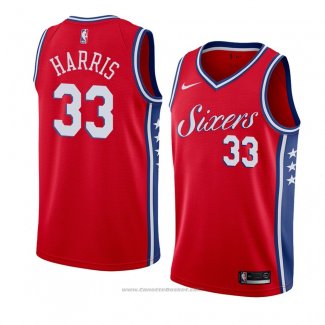 Maglia Philadelphia 76ers Tobias Harris #33 Statement 2018 Rosso