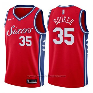 Maglia Philadelphia 76ers Trevor Booker #35 Statement 2017-18 Rosso