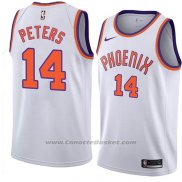 Maglia Phoenix Suns Alec Peters #14 Classic 2018 Bianco