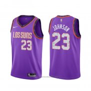 Maglia Phoenix Suns Cameron Johnson #23 Citta 2018 19 Viola