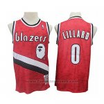 Maglia Portland Trail Blazers Damian Lillard Mitchell & Ness 2018-19 Rosso