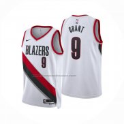 Maglia Portland Trail Blazers Jerami Grant No 9 Association 2024-25 Bianco