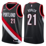 Maglia Portland Trail Blazers Noah Vonleh #21 Swingman Icon 2017-18 Nero