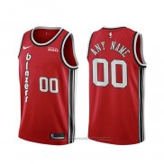 Maglia Portland Trail Blazers Personalizzate Classic Rosso