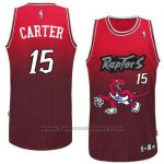 Maglia Risuonare Moda Toronto Raptors Vince Carter #15 Rosso