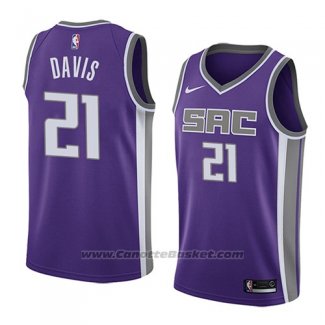 Maglia Sacramento Kings Deyonta Davis #21 Icon 2018 Viola