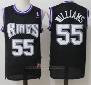 Maglia Sacramento Kings Jason Williams #55 Retro Nero