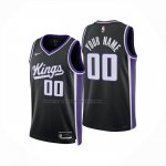 Maglia Sacramento Kings Personalizzate Icon 2024-25 Nero