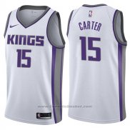 Maglia Sacramento Kings Vince Carter #15 Association 2017-18 Bianco