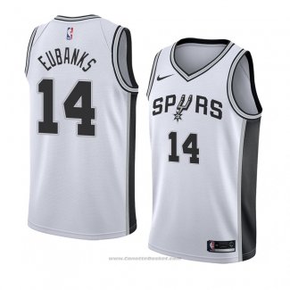 Maglia San Antonio Spurs Drew Eubanks #14 Association 2018 Bianco