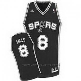 Maglia San Antonio Spurs Patty Mills #8 Nero