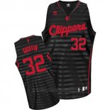 Maglia Scanalatura Moda Los Angeles Clippers Blake Griffin #23 Nero