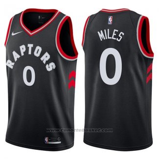 Maglia Toronto Raptors Cj Miles #0 Statement 2017-18 Nero