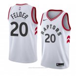 Maglia Toronto Raptors Kay Felder #20 Association 2018 Bianco