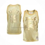 Maglia Toronto Raptors Vince Carter #15 Mitchell & Ness 1998-99 Or