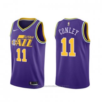 Maglia Utah Jazz Mike Conley #11 Hardwood Classics Viola