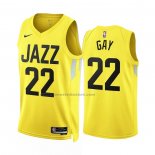 Maglia Utah Jazz Rudy Gay #22 Icon 2022-23 Giallo