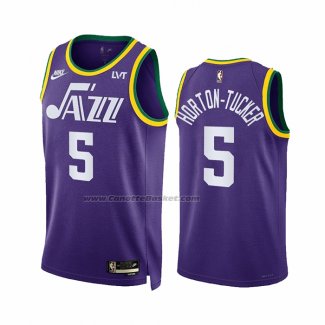 Maglia Utah Jazz Talen Horton #5 Classic 2023-24 Viola