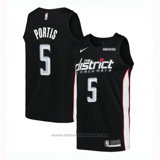 Maglia Washington Wizards Bobby Portis #5 Citta 2018-19 Nero