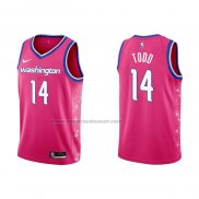 Maglia Washington Wizards Isaiah Todd #14 Citta 2022-23 Rosa