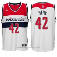 Maglia Washington Wizards Nene #42 Bianco